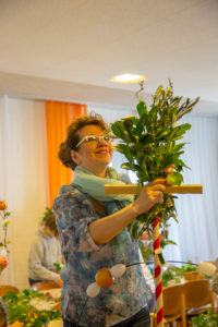 Palmbaumbinden und Palmsonntag
