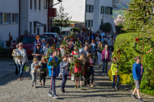 Palmbaumbinden und Palmsonntag